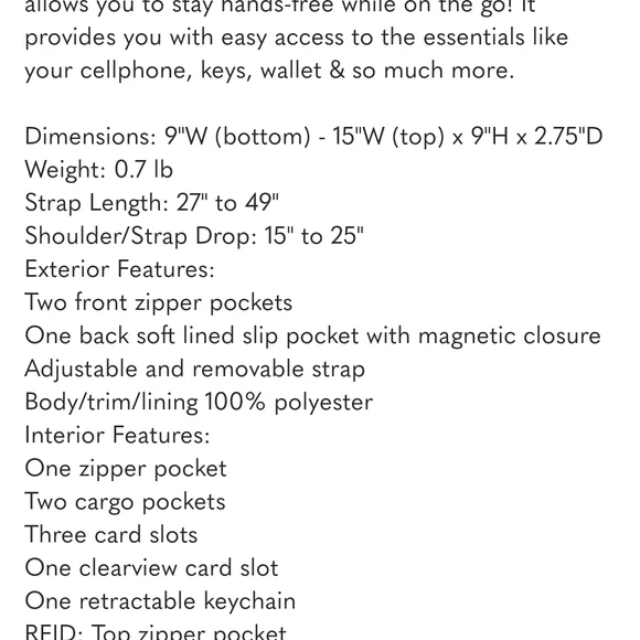 Lug Hippy Botanical Multi Color Crossbody - Picture 2 of 5